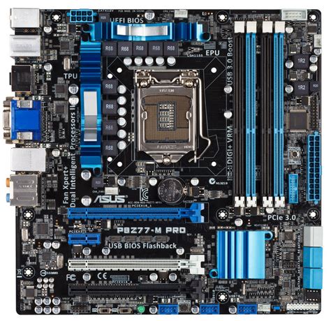 asus p8z77 m pro motherboard.